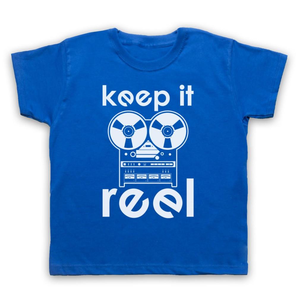 

Keep It Reel Reel To Reel Film Projection Equipment Kids Childs T-Shirt 3XL