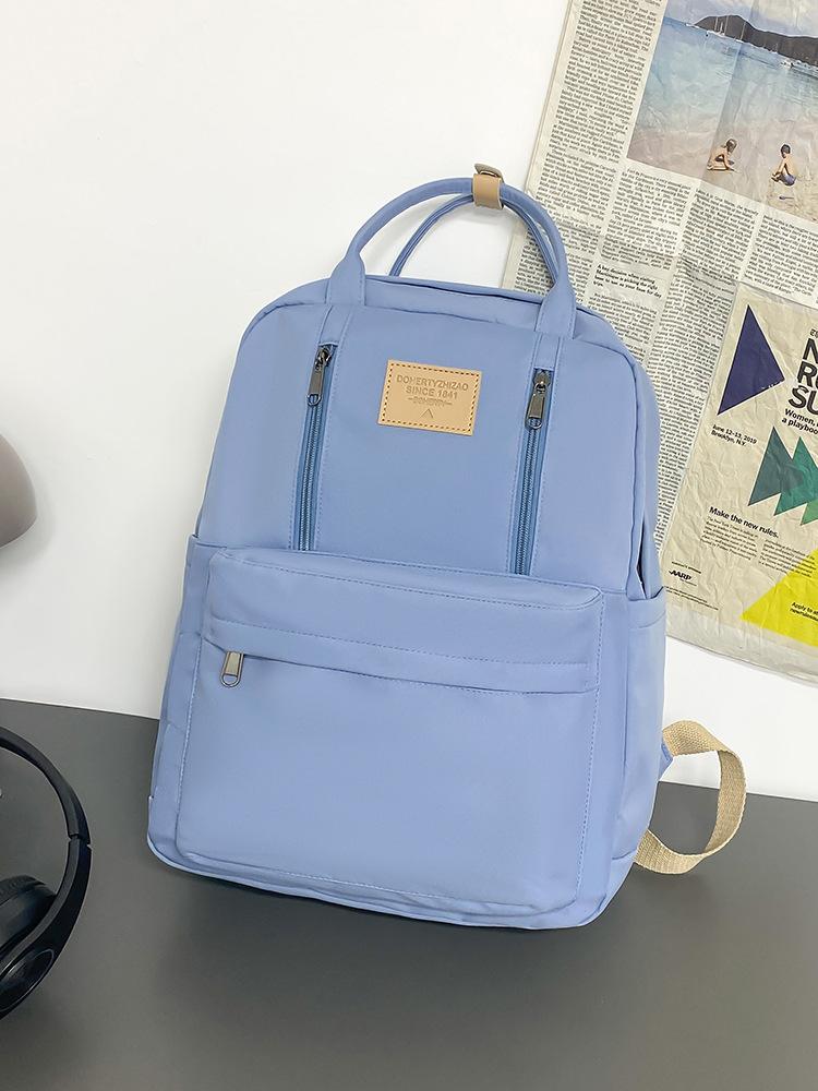 Schoolbag School Bag Female Junior High School Student High Capacity Backpack Travel College Student Simple Ins Versatile Boy Backpack