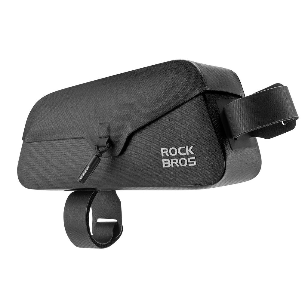 ROCKBROS Top Tube Bag for Bicycles and Road Easy To Magnetic and Organizes Small Items Bikes, Waterproof, Stable, Install, Slim, Closure, Compact,