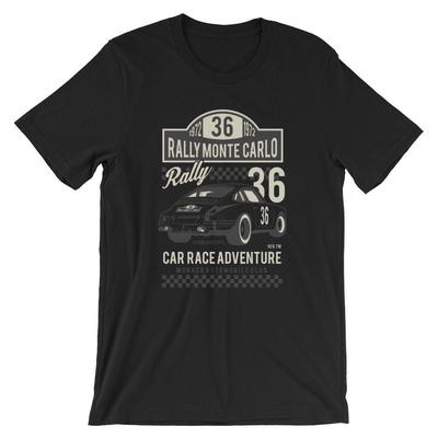 T-shirt Rally Monte Carlo. T-shirt premium 100% cotone NUOVA