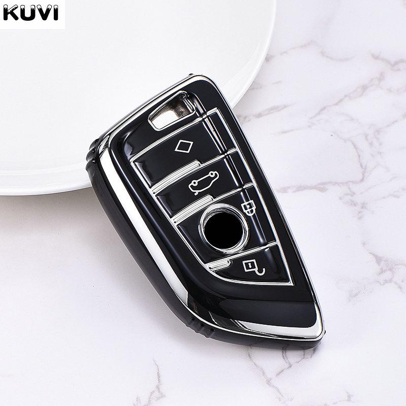 

Kuvi TPU Чехол для ключа-брелока с пультом управления автомобилем для BMW X1 X3 X4 X5 X6 F15 F16 G30 3 5 7 Серии G11 F48 Аксессуары Брелок