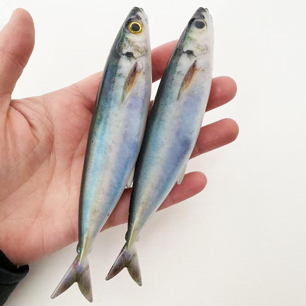 3D Barracuda Simulation Lure Set - 2 Pack, 15cm/33.5g, Soft Bait with Fish Eye Design
