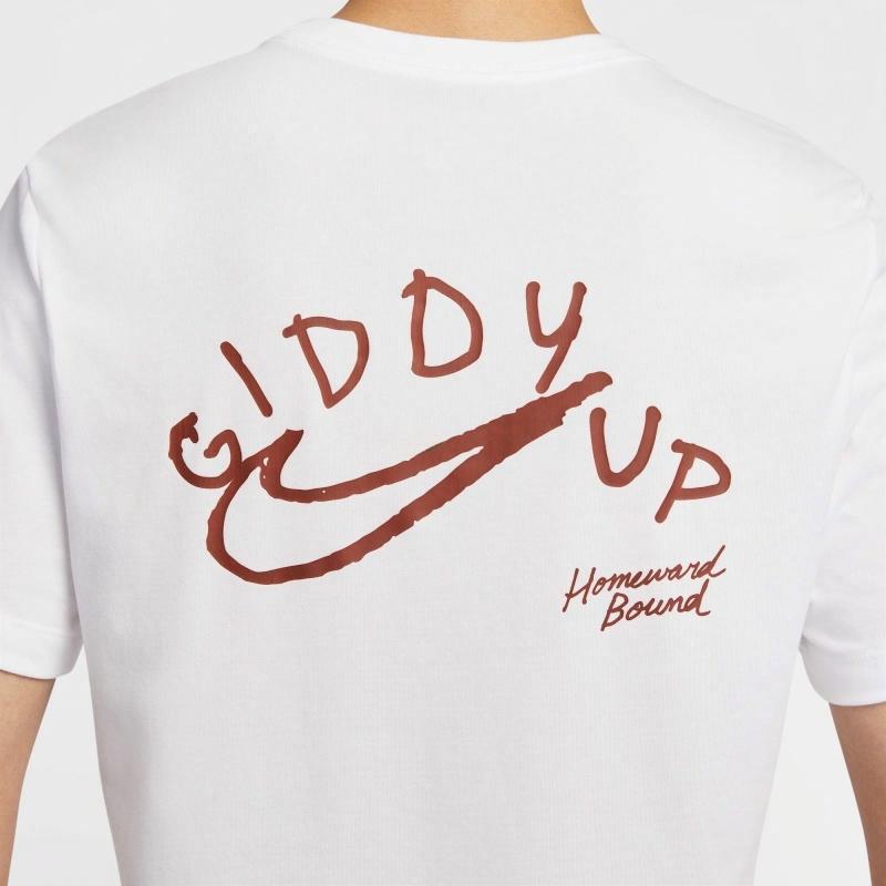 Nike Logo Breathable Short-Sleeve T-Shirt for Men White