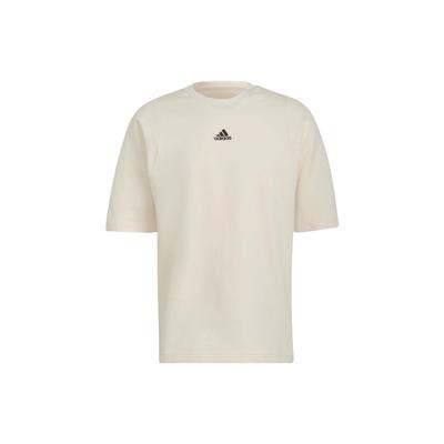 T-shirt Sport à Manches Courtes Logo Couleur Unie Hommes Hauts Jaune Blanc HB0476