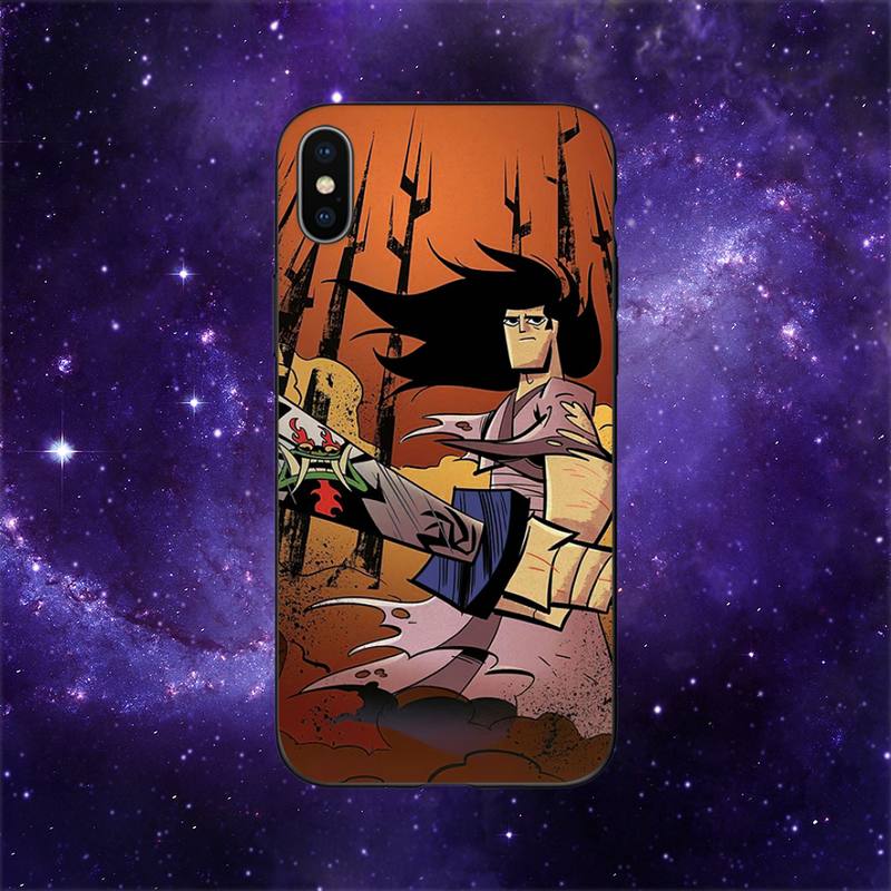 Samurai Jack Cartoon Phone Case For iPhone 11 12 Mini 13 Pro XS Max X 8 7 6s Plus 5 SE XR Shell