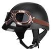 3C Certified Retro Half Helmet Scooter Motorcycle Riders Unisex All Season ABS Safety With Visor Options