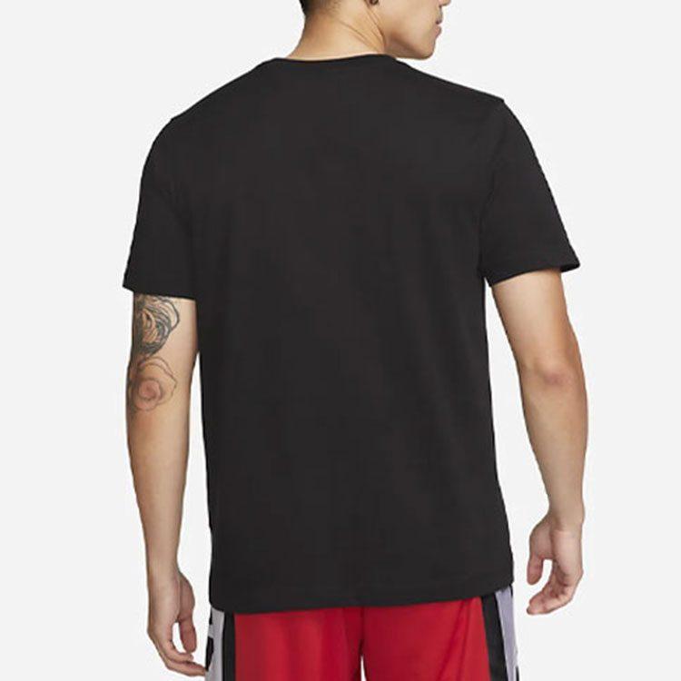 Nike T Shirts Men's Black Crew Neck Moderate DV1213-010