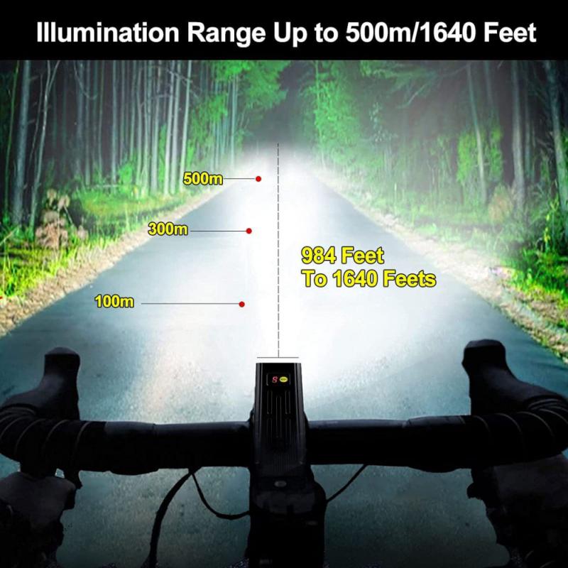 Set Luci MTB LED Anteriore Posteriore Set Luci Ricaricabili USB Per Mountain Bike - Torcia LED Anteriore E Posteriore Torq Surf - Foto 10