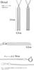 Gin no Stick Bar Necklace for Sterling Simple [Shinjuku Kura] Men, Silver,