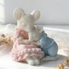 Mouse Shape Candle Silicone Mold Dishwasher Safe Use For Wax Melts Soap Making Unique Decorative Projects