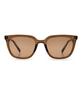 Ssiellonda D102 Uv Protection Square Horn-Rimmed Sunglasses Brown