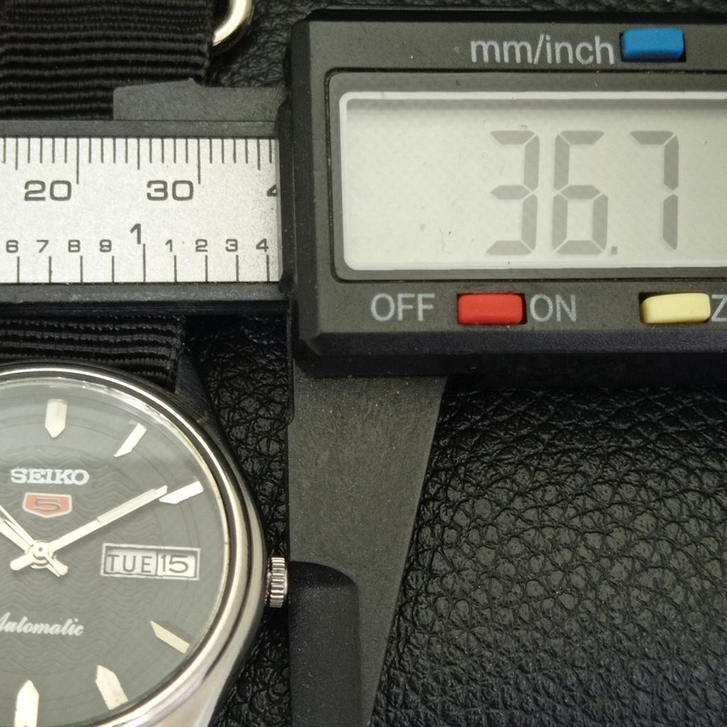 JAPAN VINTAGE SEIKO 5 AUTOMATIC 6309A MENS BLACK COLOR DIAL WATCH a701643-5 R206c-a701643