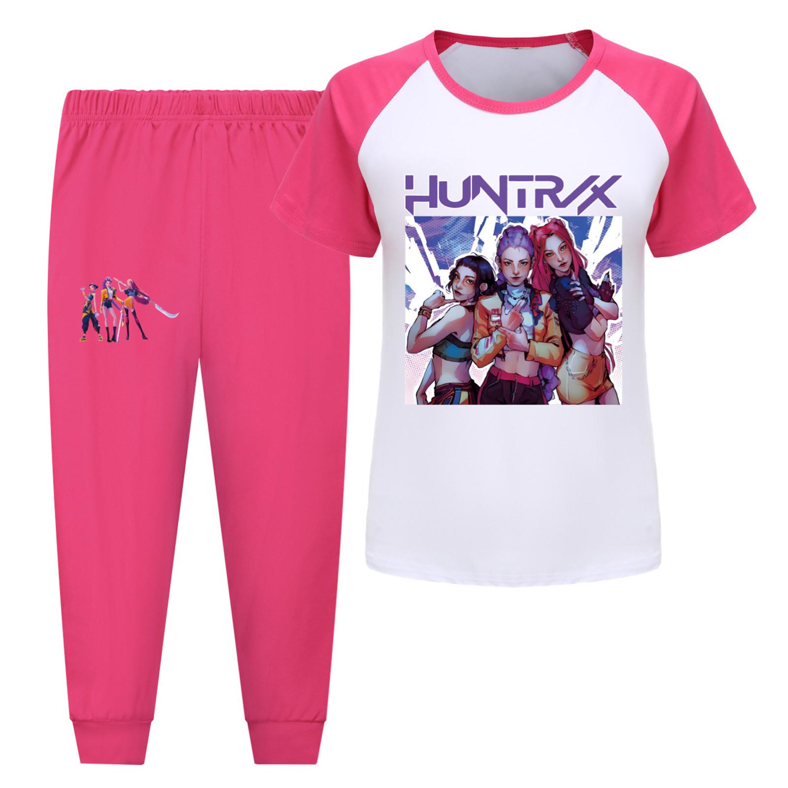 

Детская летняя спортивная футболка и брюки, комплект спортивной одежды из двух предметов, одежда с принтом с короткими рукавами, костюм 160