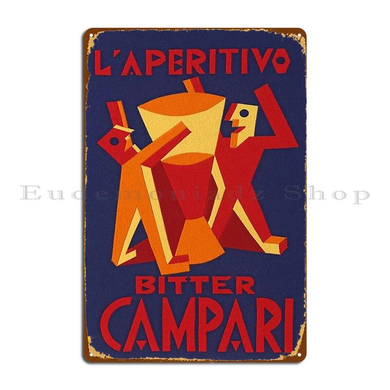 

Campari Metal Sign Classic Create Pub Bar Cave Cinema Tin Sign Poster 30x40cm(11.8x15.7inch)