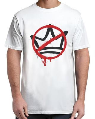 Pas de Rois en Amérique Pro Démocratie Monarchie Oligarchie T-shirt Unisexe Adulte S-4XL