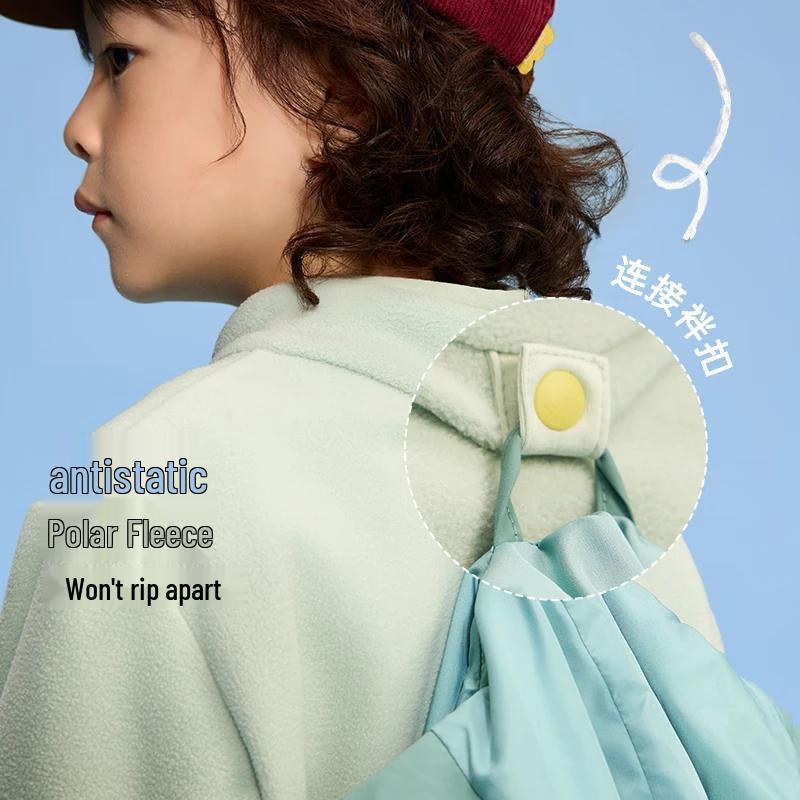 Papa Kids' and Youth Autumn Windproof Hooded Jacket