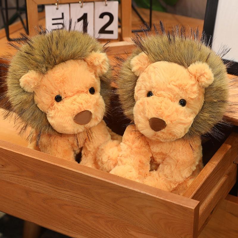 Super Soft Cute Lion Plush Toys Stuffed Animals Cartoon Lion Companion Dolls Toys Room Decoration Birthday Gifts