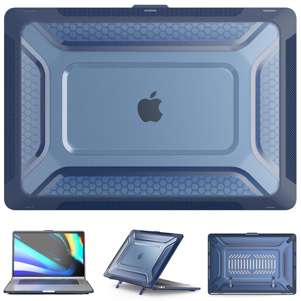 Suporte de Resfriamento Protetor para MacBook Air 13/Pro 16, Capa Fosca Anti-Queda para Laptops de 14 polegadas