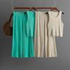 Western Style New Knitted Sling Vest Top Trousers Set Knited Top and Shorts Set