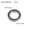 uxcell Bearings 6906-2RS Deep Groove Ball Bearings, Inner Diameter 1.2 inches (30 mm), Outer