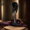 Stylish Earring Holder Human Ear Earrings Holder 3D Printed Stand Shape Stand Jewelry Hanger Display for Dresser Countertop Stable