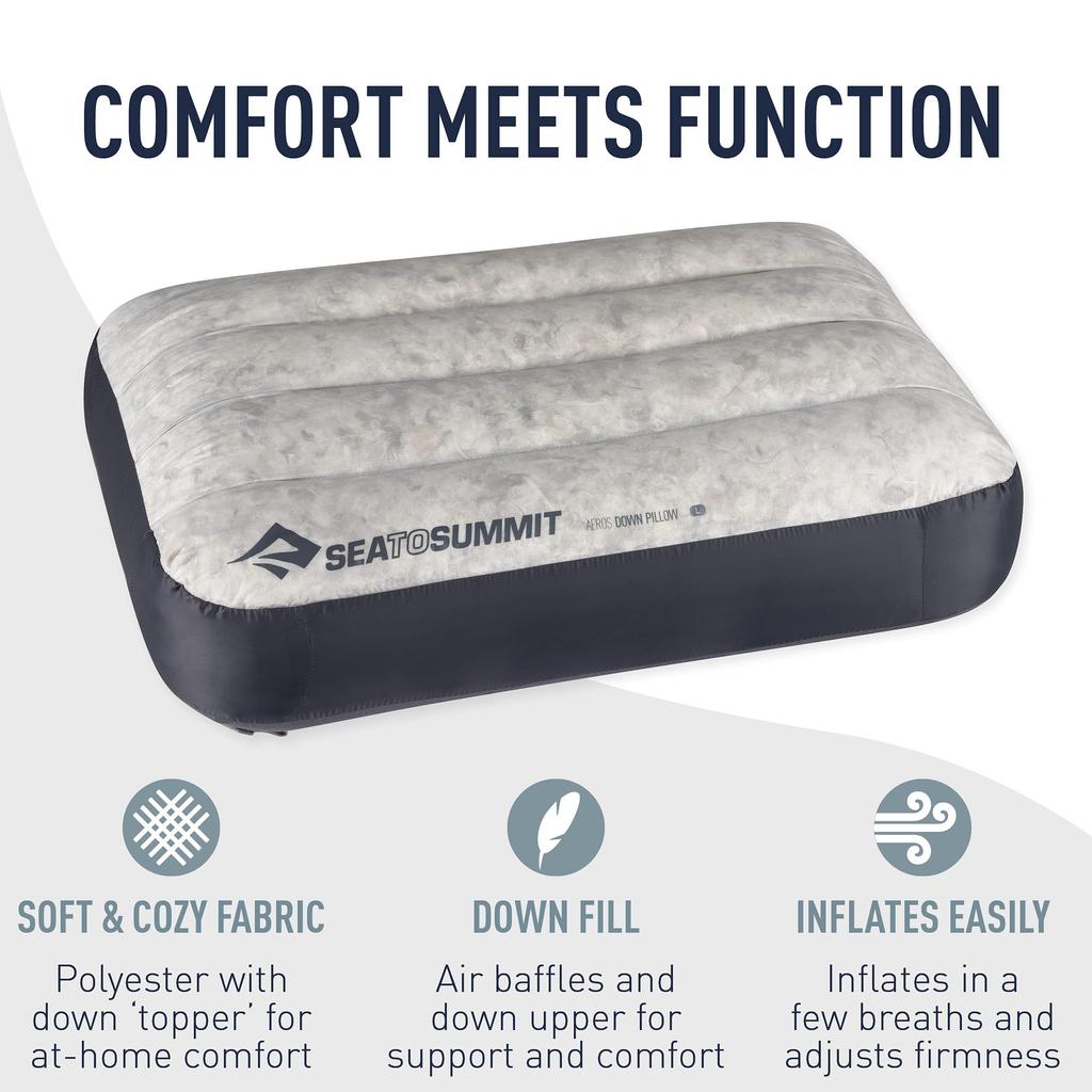 SEA TO SUMMIT Aero Down Pillow Large Gray