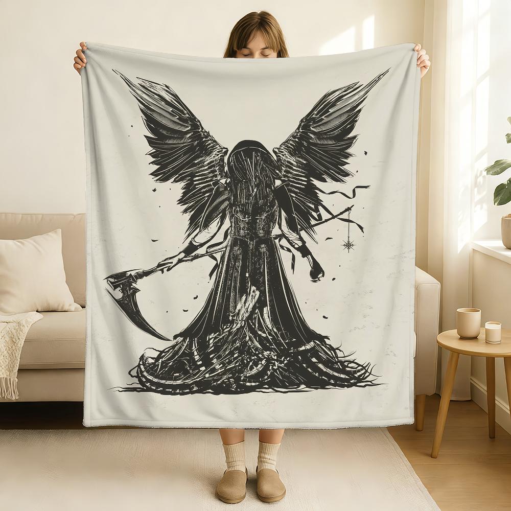 

Rock Band S-Sleep T-Token Blanket Soft and Skin Friendly For Couch Bed Napping Bedspread All Seasons Comforter 30x40in