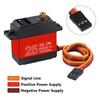 ACEIRMC 2pcs High Torque Metal Gear Standard Digital Servo, 25KG/0.13S, 6.8V, 90-180° Rotation for 1/8 and 1/10 RC Cars