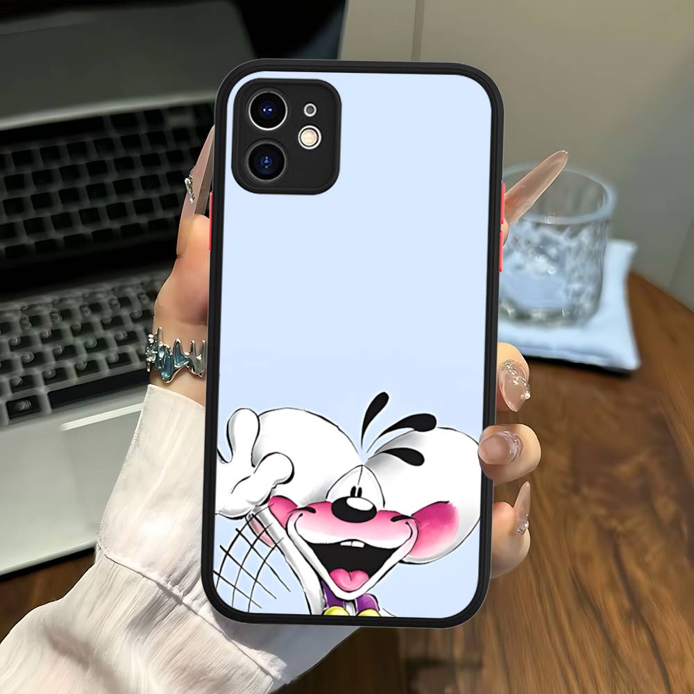 Anime Cartoon D-DiddlS For IPhone 16 15 14 Plus 13 12 11 Pro Max X XS MAX Translucent Matte Shockproof Cover