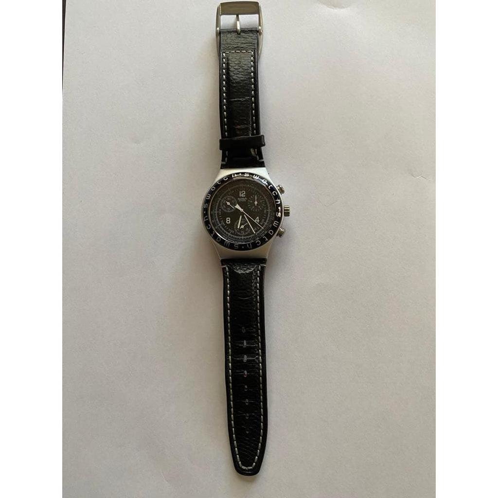 Used Swatch Chronograph Black