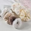 7Pcs/Set Ponytail Holder Hair Accessories Hair Scrunchies Solid Color Velvet for Girls Women Hair Band