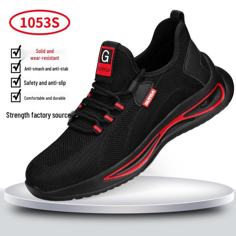 Zapatos de Seguridad Ligeros y Transpirables para Mujer - Cómodos Antiaplastastamiento, Antipinchazos, Zapatos de Trabajo Modernos para Largas Horas de Pie