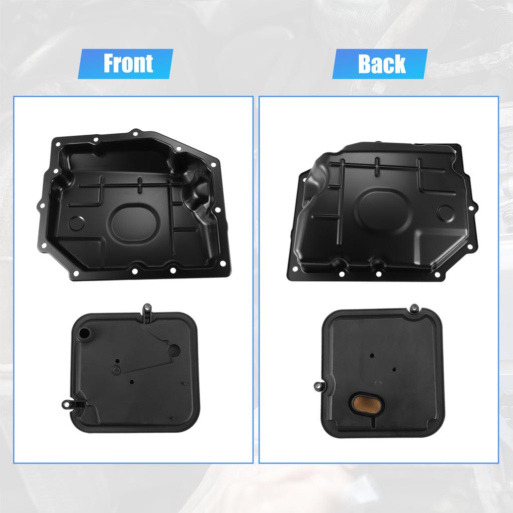 UXCELL 1 Set Transmission Oil Pan with Filter and Gasket No.68059549AA for Chrysler