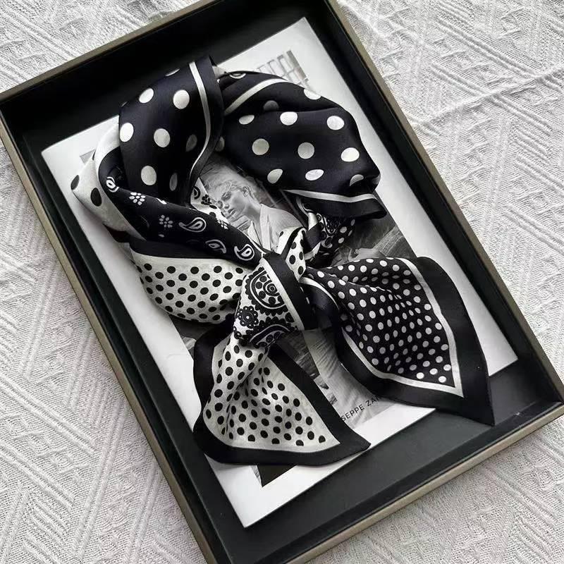 Gorgeous Paisley Print Summer Scarf  Brand Design Women Skinny Bag Scarves Hair Band Neck Silk Scarf Lady Foulard Headband