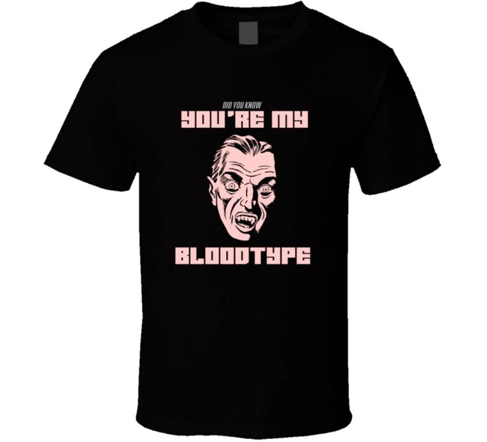 

Did You Know You re Mu Blood Type Funny Vampire Halloween Gift T Shirt S