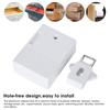 125KHz Smart Cabinet Lock Electronic RFID Card Opening No Drill For Wardrobe Sauna LockerWhite