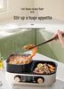 2-in-1 Electric Grill & Hot Pot: Multi-functional BBQ Griddle & Hot Pot Combo for Home Use