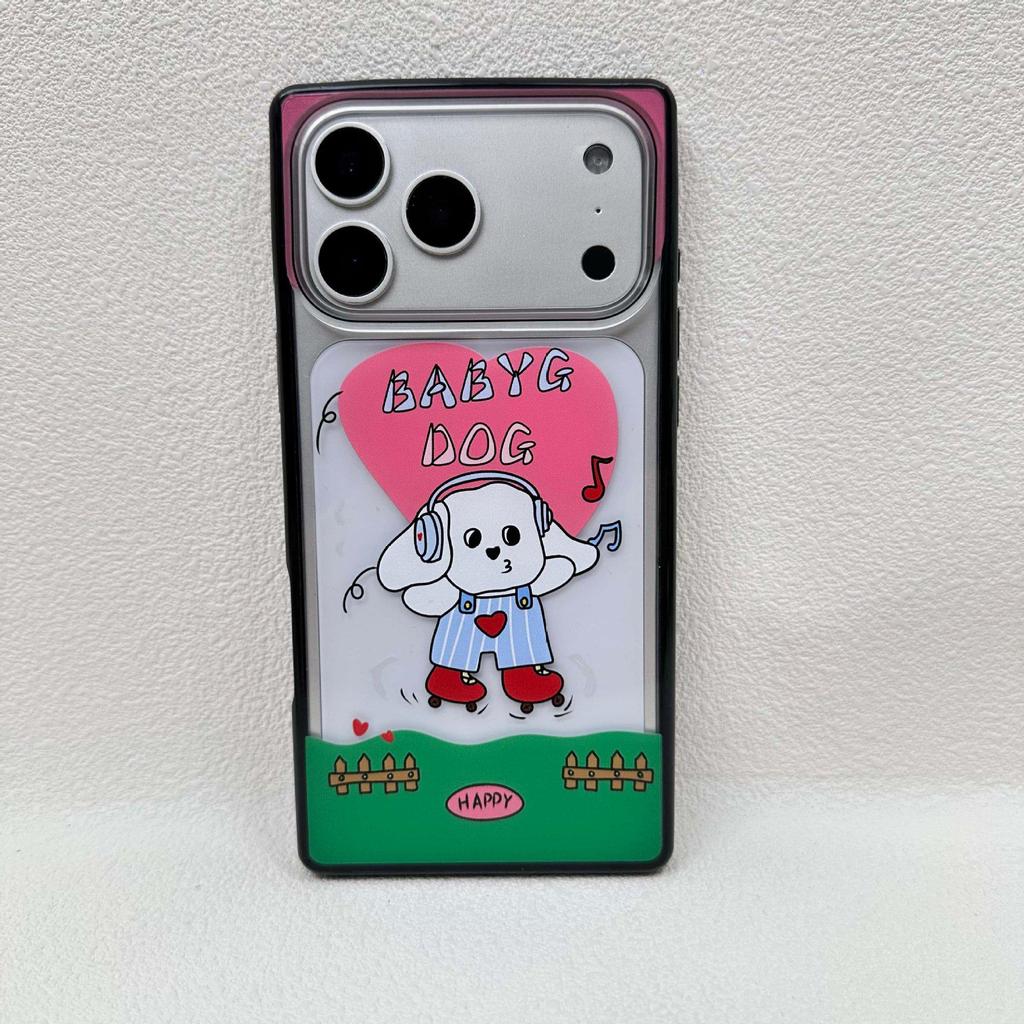 Cartoon Animal iPhone 15 ProMax Anti-Fall Case