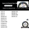 Winter Emergency Stainless Steel Anti-Skid Tire Chains for Cars, Trucks, and Vans
