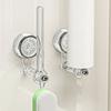 Easy Installion Rotatable Paper Towel Holder Suction Cup Hook for Efficient Kitchen and Bathroom Storage Solution