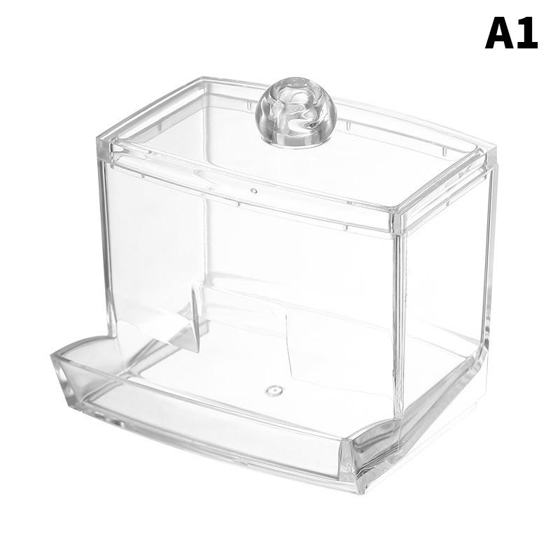 

Коробка для хранения ватных палочек, средство для снятия лака, косметические ватные диски, органайзер для макияжа, держатель, коробка-диспенсер для зубной нити с бамбуковой крышкой A1