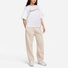 Nike Sportswear Logo Print Loose Fit Short Sleeve T-Shirt Women Tops White FJ2714-100