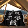 1pc K Pop, Cortis Outdoor Flannel Blanket, Soft,