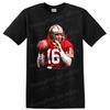 T-shirt Joe Montana San Francisco 49ers Football Quarterback Action Tee
