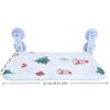 Wall Mounted Christmas Cat Hammock Removable Breathable Mesh Cat Window Perch with Suction Cup Jumping Platform