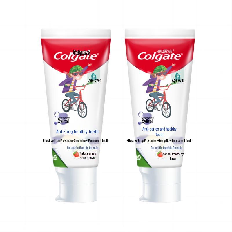 

Colgate Kids Fluoride Toothpaste - Strawberry (0-6 Years, 70g)