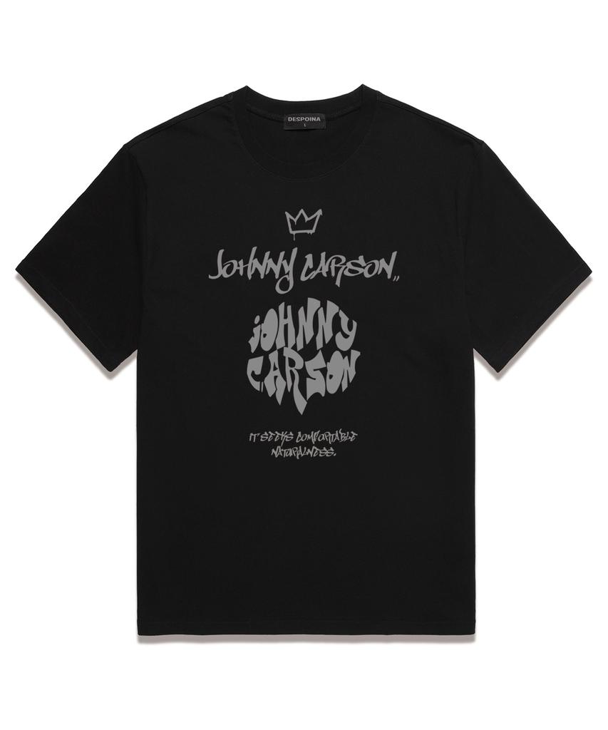 JOHNNY CARSON Graffiti Ver.1 Short Sleeve T-Shirt (Jcss104) Black