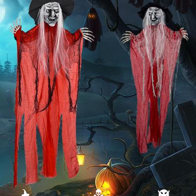 3pcs Witch Hanging Ghost Set Halloween Decoration Witch Ghost Hanging Chamber Scene Photography Props Home Outdoor Decoration