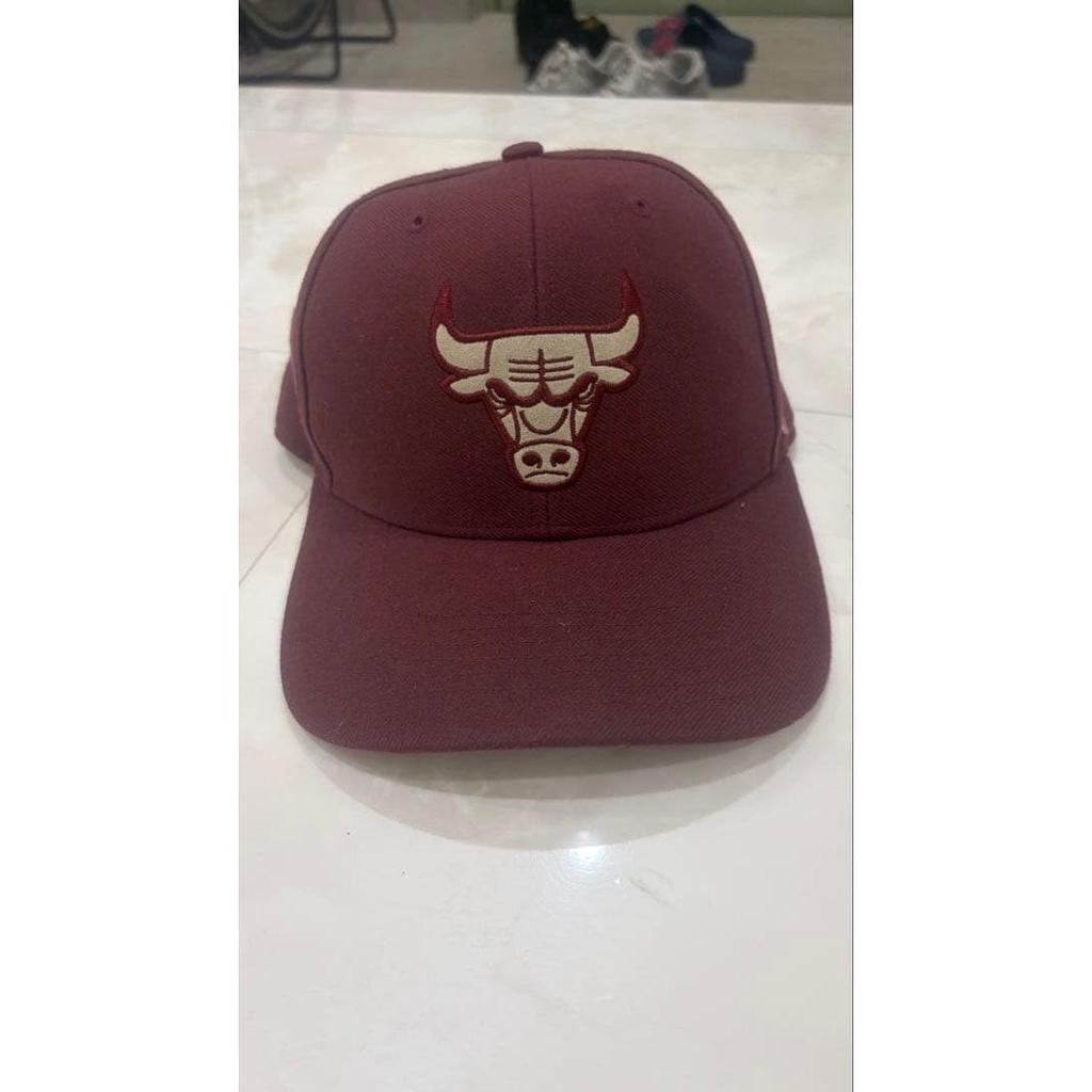 Used 47 Chicago Bulls Cap Burgundy