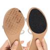Peach Frosted Anti-Slip High Heel Sole Sticker – Wear-Resistant Black Forefoot Protection for Women.